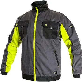 montérky CANIS CXS Blůza PHOENIX PERSEUS pánská šedá/žlutá - 46