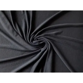 EU 100-005 Úplet Merino vlněný jednobarevný šedý 220g, šíře 160cm