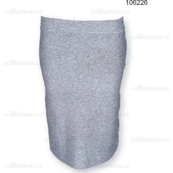 Dámská sukně Damod 716003 sukně uplet barva: šedá, velikost: S/M