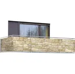 Béžová balkonová zástěna 500x85 cm - Maximex ID_1503664