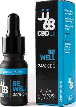CBD JJ68 Be Well CBD konopný olej 24 % 2400 mg 10 ml