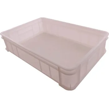 Přepravka na jídlo Plastová přepravka cukrářská, střední, uzavřený úchyt, 600*400*135 mm