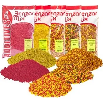 Návnadová surovina Benzár BENZAR MIX ANGLICKÁ SMĚS 800G ŽLUTÁ
