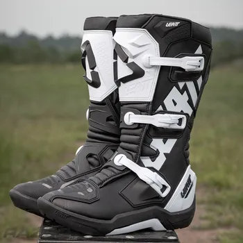 Moto oblečení Boty na motokros Leatt Moto 3.5 Boot White 2023 13 US