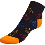 Ponožky nízké Kolo tm. 43-46 černá, oranžová