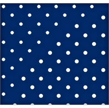 Paw ubrousky 33x33cm, 3V - tm.modré s puntíky - 20ks