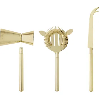 BLOOMINGVILLE Sada na přípravu koktejlů COCKTAIL zlatá 97305186