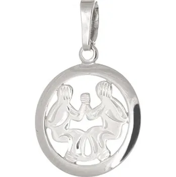 Přívěsek Stříbrný přívěšek znamení blíženci STRZ0603F