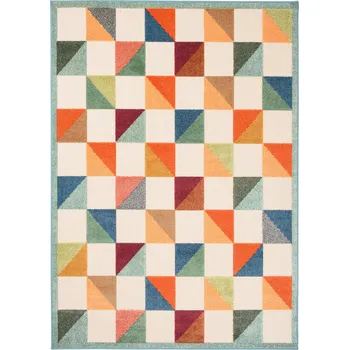 Koberec Moderní koberec Aventura - čtverce 2 - multicolor Rozměr koberce: 120x170 cm
