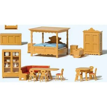 Modelová železnice H0 - venkovský nábytek