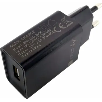 Techly 1x USB-A 2,4A nabíječka (IPW-USB-24BK)