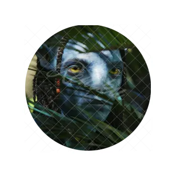 Jedlá dekorace na dort AVATAR 2 oči, VARIANTA Jedlý papír 1666