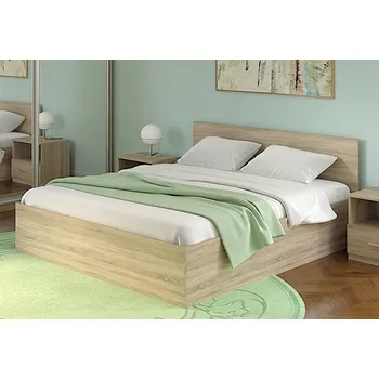 Postel Nábytek Pyramida, s.r.o. Postel LAVRAS 160x200 cm sonoma