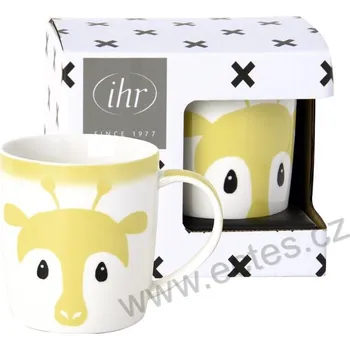 IHR ANIMAL FRIENDS GIRAFFE porcelánový hrnek roztomilá hlava žirafy 300ml