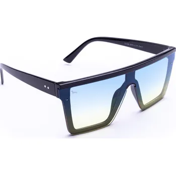 Sluneční brýle KAŠMIR SPARKLE S05 černé - skla modro-žlutá světlá