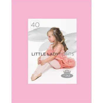 Dívčí oblečení VoXX Boma Lonka Litex+Dívčí punčochové kalhoty LITTLE LADYtights 40DEN, Dívčí punčochové kalhoty LITTLE LADYtights 40DEN, Boma, 109447 122-128 rose