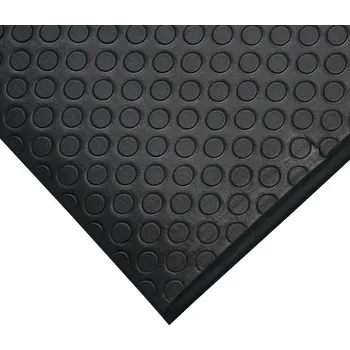 Rohožka Černá pěnová protiúnavová protiskluzová průmyslová rohož - 150 x 90 x 0,95 cm