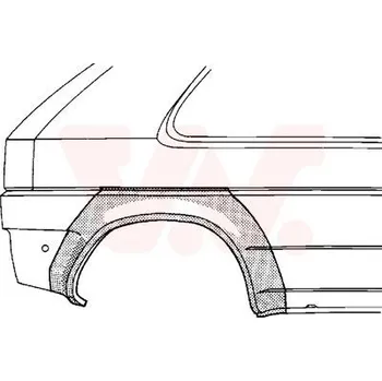 Karosérie Boční stěna VAN WEZEL 5880148