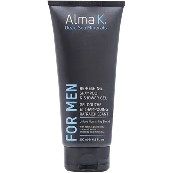 Sprchový gel Alma K. Men Care osvěžující šampon a sprchový gel, 200 ml