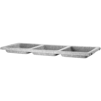 police STRING Police s přihrádkami Bowl Shelf Felt 78 x 30, Grey