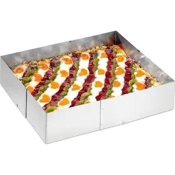 Nádoba na pečení Rám na pečení UNO - GEFU (Nastavitelná Forma na dort UNO hranatá - GEFU)