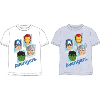 Chlapecké tričko Eplusm Tričko - Avengers Barva: Šedá, Velikost: 134