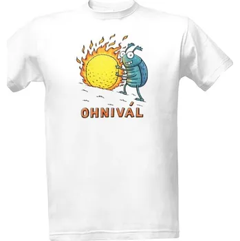 Tričko s potiskem Ohnivál pánské