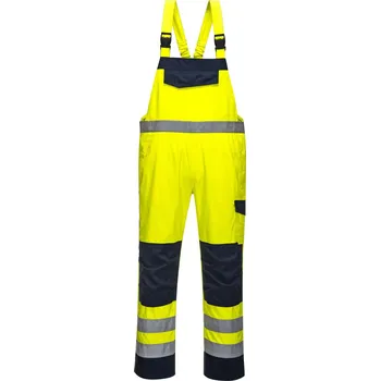 montérky Portwest DOPRODEJ! Kalhoty MODAFLAME LITTOR Hi-Vis Multi Norm lacl v. L Velikost L modrá/žlutá