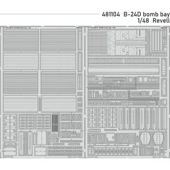 Plastikový model Eduard 1/48 B-24D bomb bay (REVELL)