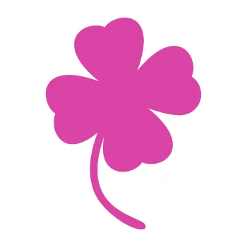 Samolepící dekorace SAMOLEPKA Čtyřlístek 004 pravá (16 - růžová) NA AUTO, NÁLEPKA, FÓLIE, POLEP, TUNING, VLASTNÍ TEXT, TISK, AUTOSAMOLEPKY.cz, POLEPY, OBRÁZEK, LOGO, SAMOLEPKY