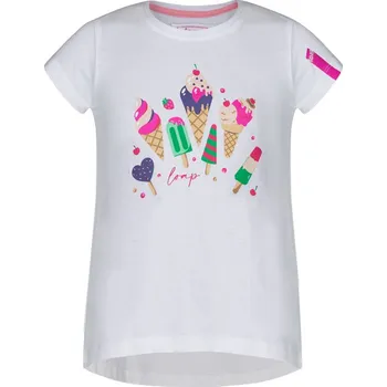 Dívčí oblečení Dětské triko LOAP BESNUDA CLK2321 BÍLÁ 112-116