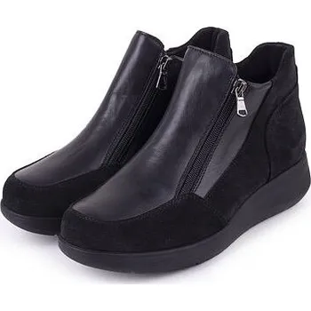 Dámská zimní obuv Vlnka Dámské kožené kotníkové boty na zip Marika černá velikost obuv dospělí 37
