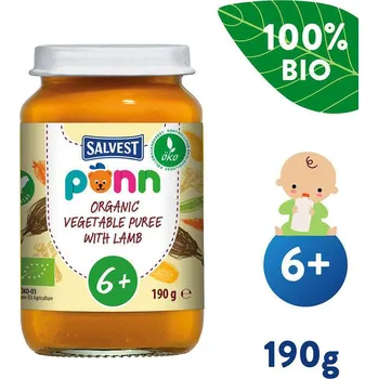 Salvest Ponn BIO Jehněčí maso se zeleninovým pyré (190 g)