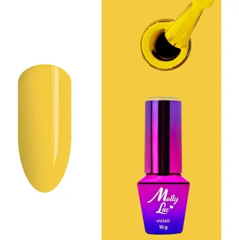 Lak na nehty Molly Lac Gel-lak UV/LED 10g Coctails&Drinks Tequila sunrise 10