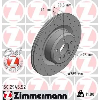 Auto-moto Brzdový kotouč ZIMMERMANN 150.2945.52
