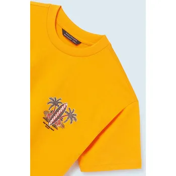 Chlapecké tričko Mayoral 6086 oranžové Rozměr: 152 (12 let)