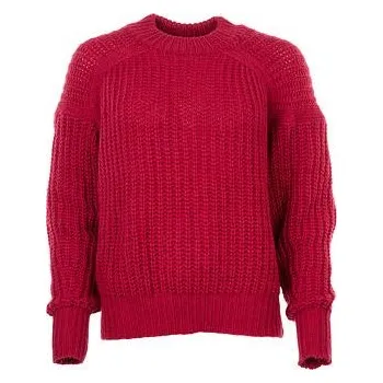 Dívčí mikina LOMAN Sp. z o.o. Vlněný svetr Vlnka S01 červená velikost oblečení S/M