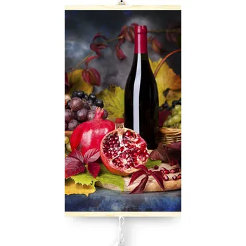 Topný panel Topný obraz na zeď VÍNO 420 W, 100 x 57 cm - Wellatrio