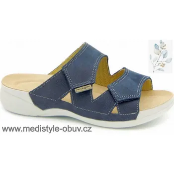 Dámská zdravotní obuv MEDISTYLE MARÍNA 9M-H19/TL pantofel modrý, modrá - 37