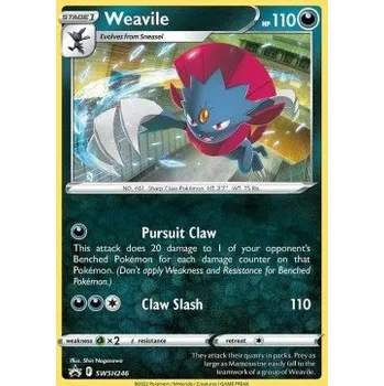 Sběratelská karetní hra Pokémon SWSH246 Weavile - Black Star Promos