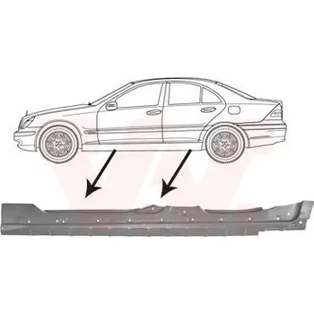 Prah karosérie Nástupní panel VAN WEZEL 3032103