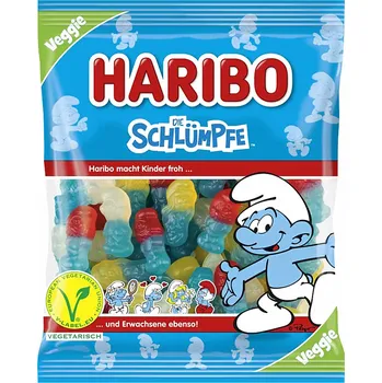 Bonbon Haribo Veggie Šmoulové 175 g - originál z Německa