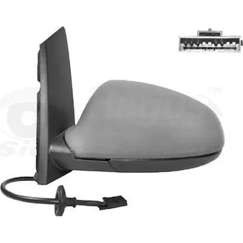 Auto zrcátko Vnější zpětné zrcátko VAN WEZEL 3749807