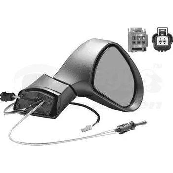 Auto zrcátko Vnější zpětné zrcátko VAN WEZEL 4029804