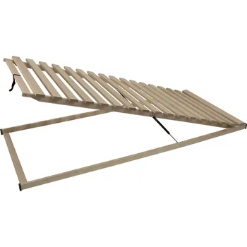 Materasso MASIV VÝKLOP - BUK - laťový rošt z nožním výklopem (bez polohováni hlavy) 80 x 200 cm, buk masiv
