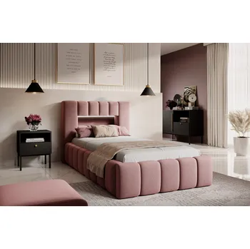 Postel Čalouněná postel Lamica 90 × 200 cm