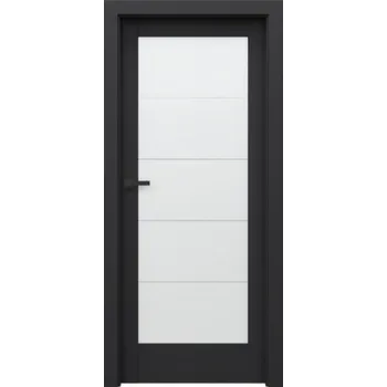 Interiérové dveře PORTADOORS bezfalcové dveře PORTA VERTE HOME ČERNÝ B.5