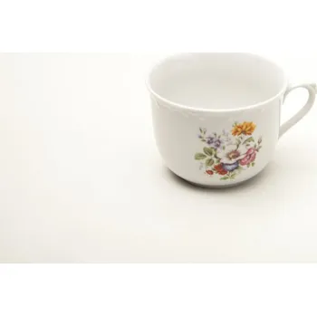 Český porcelán Hrnek porcelánový 270ml R -PESTRÉ KVĚTY