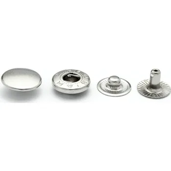 Nýtovací knoflík WUK Ø15mm ZG, barva Nikl