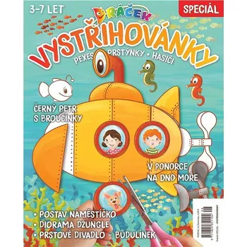 omalovánky Dráček Vystřihovánky Kniha